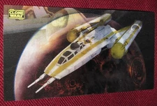 2009 STAR WARS THE CLONE WARS WIDEVISION FLIX PIX MOTION #3 COMMANDER