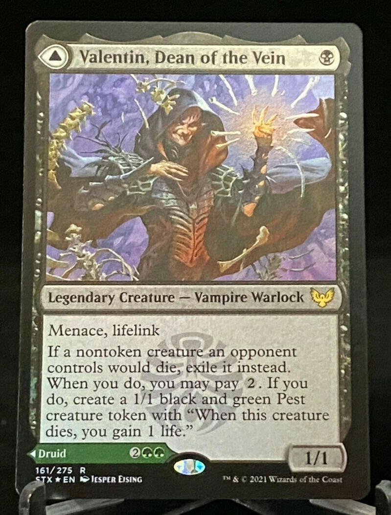 MTG Strixhaven Foil Valentin, Dean of the Vein / Lisette