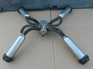 VTG 1970s CHORE-BOY Cow Milking Machine-Milker Claw Cluster 4SS Teat-Cups Shells