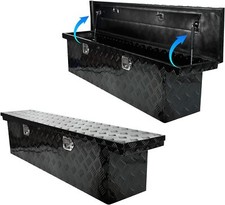 60l X 12w X 14h Pickup Truck Bed Tool Box Trailer Storage W Lock Key