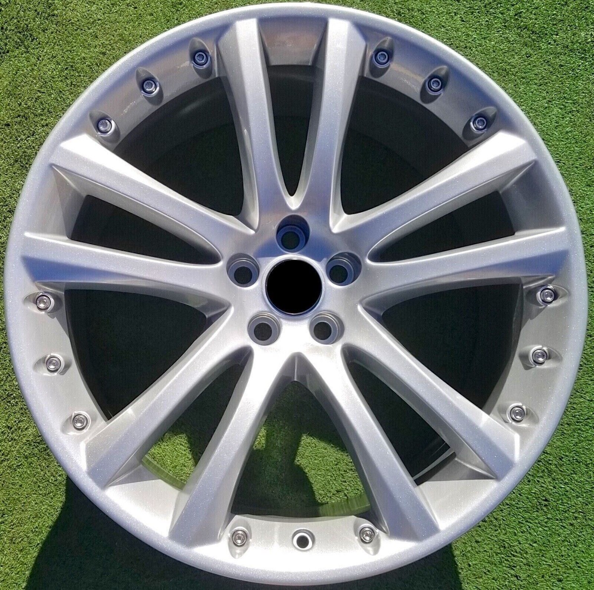 PERFECT Factory Jaguar XK XF Front Wheel Senta OEM Genuine XK8 20 8.5 inch 59817 PERFECT Factory Jaguar XK XF Front Wheel Senta OEM Genuine XK8 20 8.5 inch 59817
