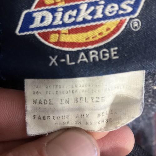 Vintage Dickies Detroit Style Jacket Wax Canvas Xl Black 90s - Picture 8 of 8