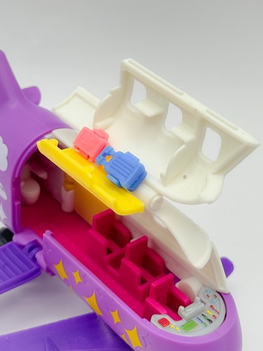 Polly Pocket Compact Pollyville AIRPLANE And PARTY LIMO Vehicles Playsets - Bild 3 von 9
