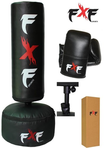 Kids Free Standing Boxing Punching Bag For Boxing Kick Boxing MMA Free Gloves - Picture 2 of 10