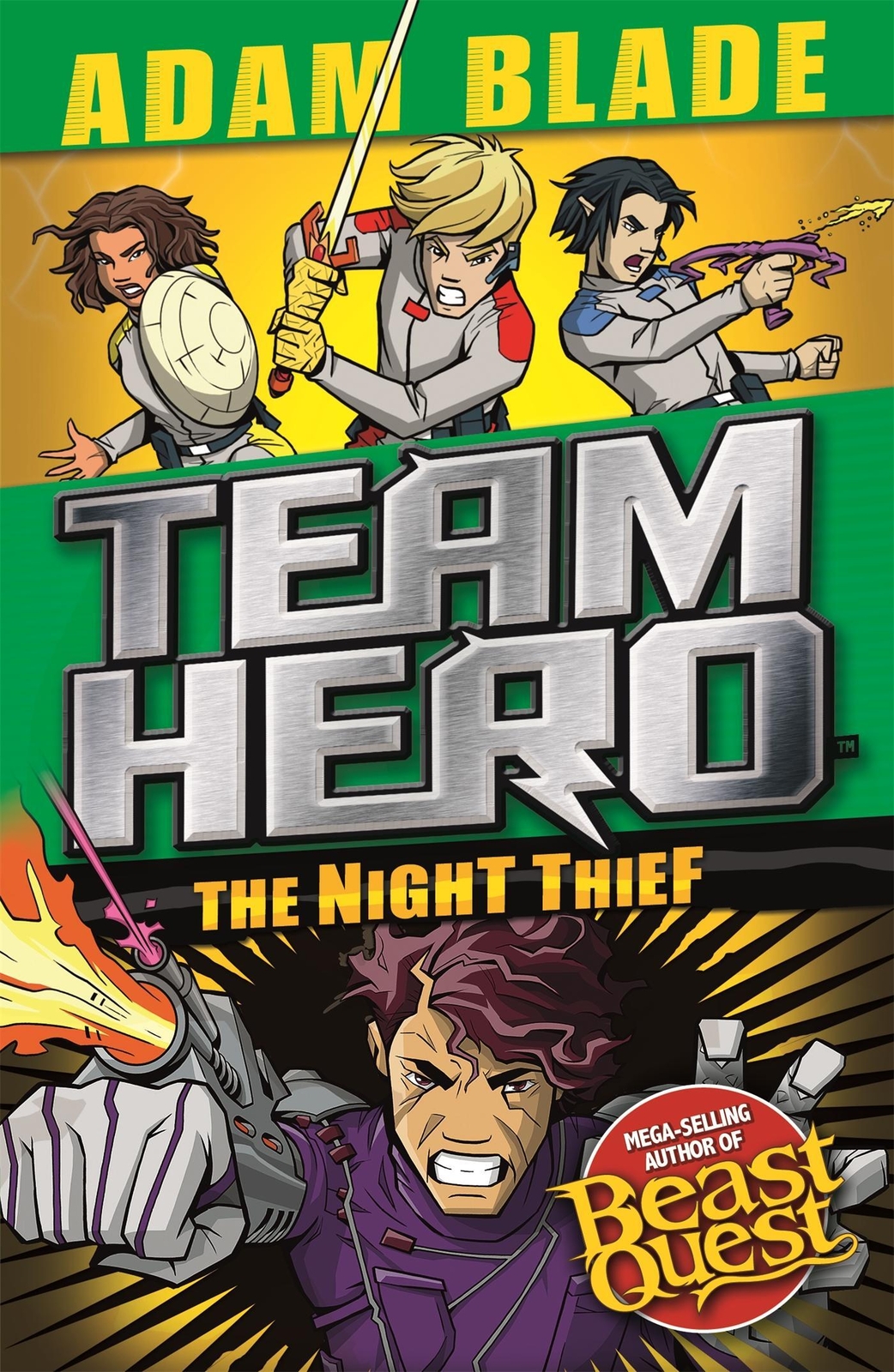 Thumbnail - Team Hero: The Night Thief | Series 4 Book 3 | Adam Blade | Englisch |