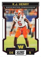 2023 Score #393 K.J. Henry NM