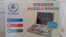 Flerise Educational Wooden Puzzle Board Stimulate Creativity Intelligence New