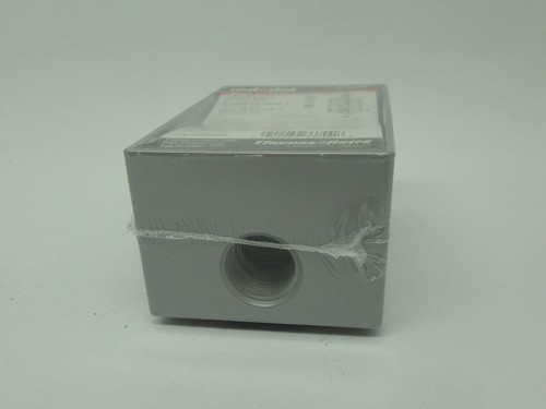 Thomas & Betts S100CN Red Dot Outlet Box 1/2" 3 Hole Silver NEW - Picture 4 of 5
