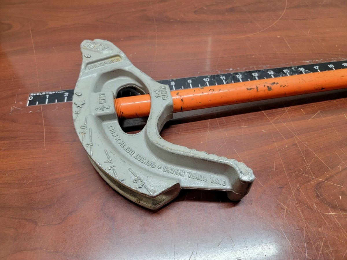 Klein Tools 56201 Iron Conduit Bender w/ Handle for 3/4” EMT. c-x