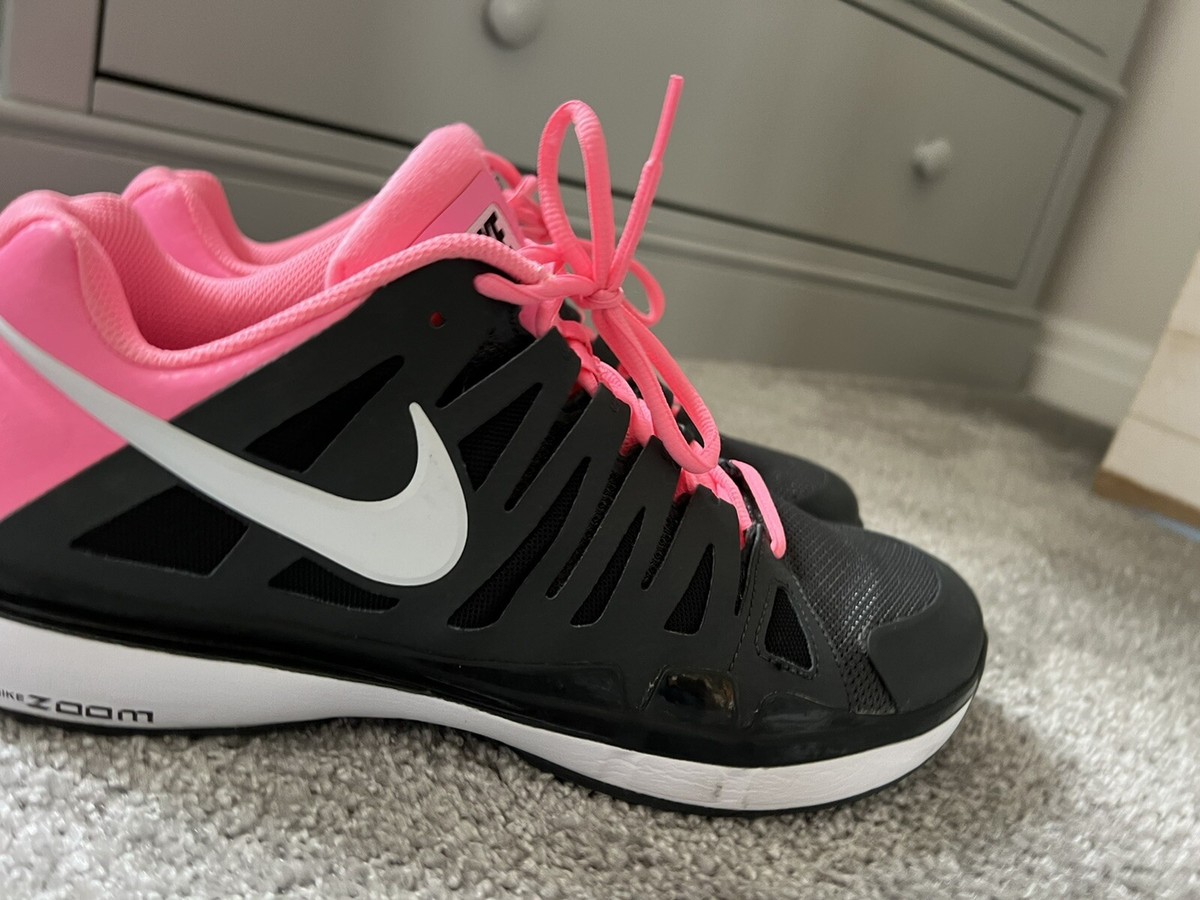 Nike ZOOM VAPOR 9 TOUR ブラック/ピンク Nike Federer Zoom Vapor 9 Tour Pink/Black Men's US Size 9.5