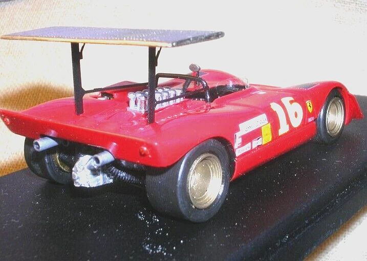 FERRARI 612 CAN-AM ROAD AMERICA 1969 CHRIS AMON LEADER MODEL 1/43 TRUE - Immagine 2 di 4