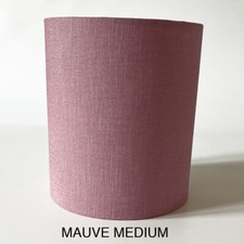 Quality 100% Linen Ceiling Light Shade or Table Lampshade, 13 colours, 2 sizes