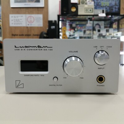 LUXMAN USB D/A converter DA-100 with Power cable From Japan Fedex 