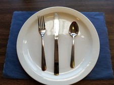 (15 TOTAL) DINNER FORK, KNIFE, SPOON SET 5-EA...