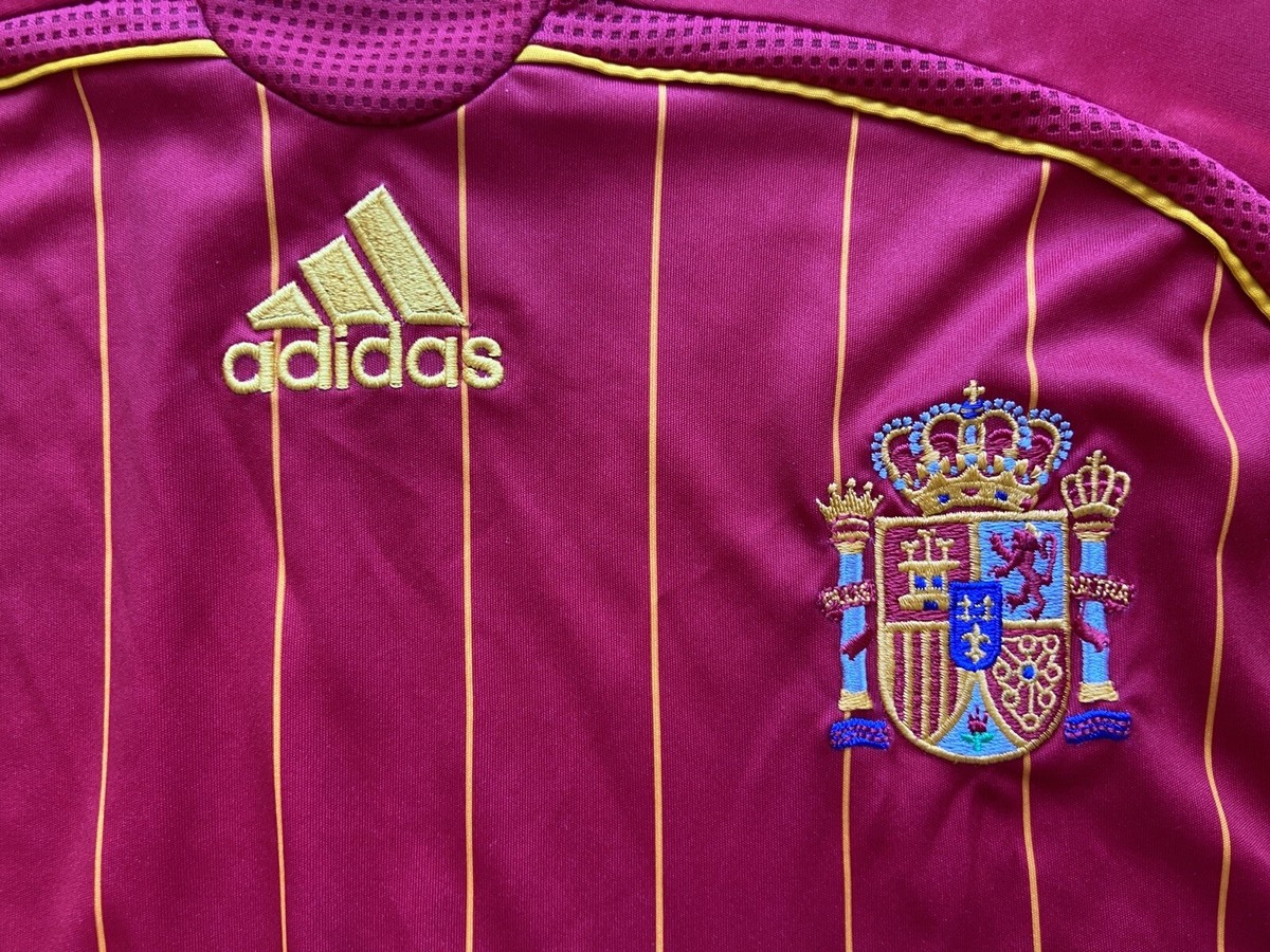 SPAIN 2006 2008 HOME FOOTBALL SHIRT SOCCER JERSEY ADIDAS
