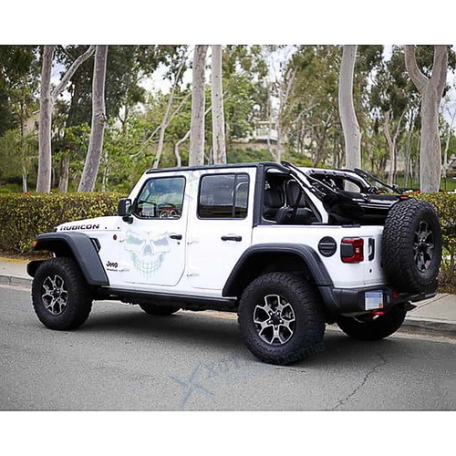 Skull Hood Decal Large 22" Graphic Sticker for Truck Jeep Car Trailer Boat Vinyl - Picture 9 of 24