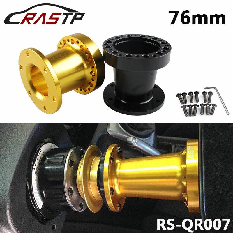 3" 76mm Universal Steering Wheel Hub Spacer Adapter 6 Hole Adapter Boss Kit eBay