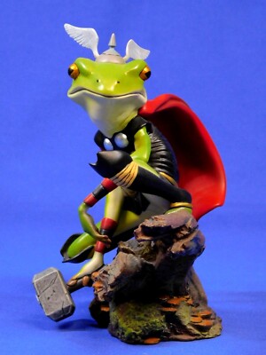 MARVEL THOR FROG DIORAMA SIDESHOW 679/1500 THORFROG STATUE | eBay