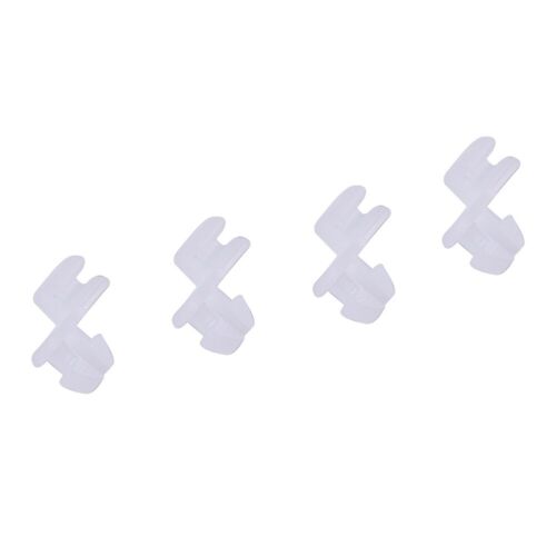 High Quality Car Door Hole Door Lock Fastener Rod Clip Pack of 4 White - Picture 12 of 12