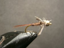1 DOZEN BEAD HEAD PHEASANT TAIL NYMPHS FOR FLY FISHING-BH-12