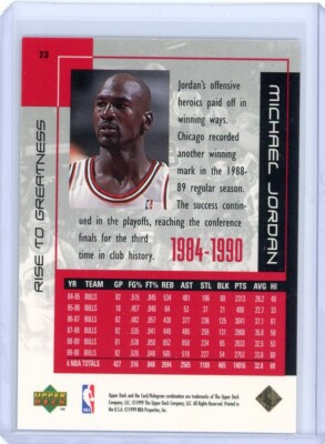 Michael Jordan 1999 Upper Deck Career Set # 23 | eBay