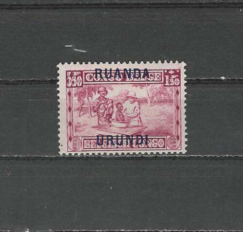 RUANDA-URUNDI , BELGIUM ,1930, SEMI-POSTAL ,3.50fr+1.50fr STAMP , VLH , CV$11.50 - Picture 1 of 1