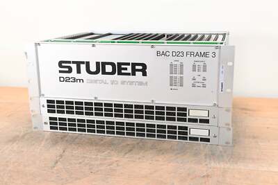 Studer D23m I/O System w/ A-Link HD Card, Fan Module, and Filter Module CG01BZJ