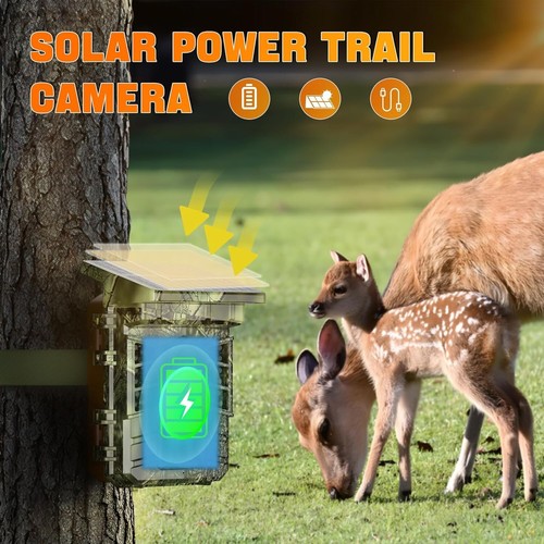 Caméra de Chasse Solaire 48MP WiFi/Bluetooth Batterie Rechargeable + carte 32GB - Photo 3/7