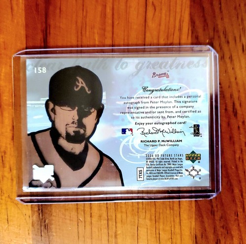 UD Future Stars Clear Path to Greatness Signatures 2006 Peter Moylan radiocontrol automático 158 - Imagen 2 de 2