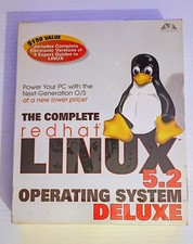 Vintage Red Hat Linux 5.2 Operating System Deluxe NEW Factory Sealed