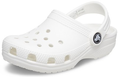 Crocs Unisex Kids Classic Clog T Clog, weiß, 5 UK Kind