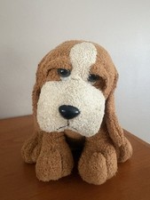 Russ Berrie Luv Pets BAILEY Puppy Dog 6 Vtg Brown Beanbag Plush Bassett Hound