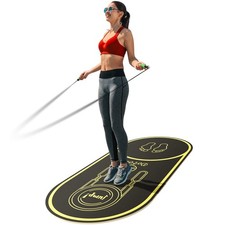 Jump Rope Mat 63"x27" Exercise Fitness, Non-Slip Indoor Outdoor Crossrope Mat...