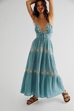 Free People Real Love Embroidered Dress S 6 Women's Casual Embroidered NEW 46842