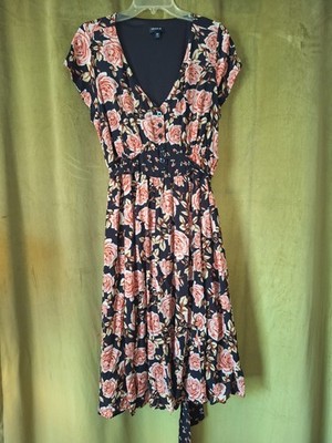 The Midnight Rose Garden Midi Dress - TORRID Size 00 - New Without Tags