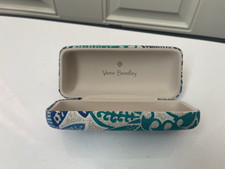 Vera Bradley-Sunglasses/Glasses-Hard Case-SANTIAGO-Teal/Navy/Gray