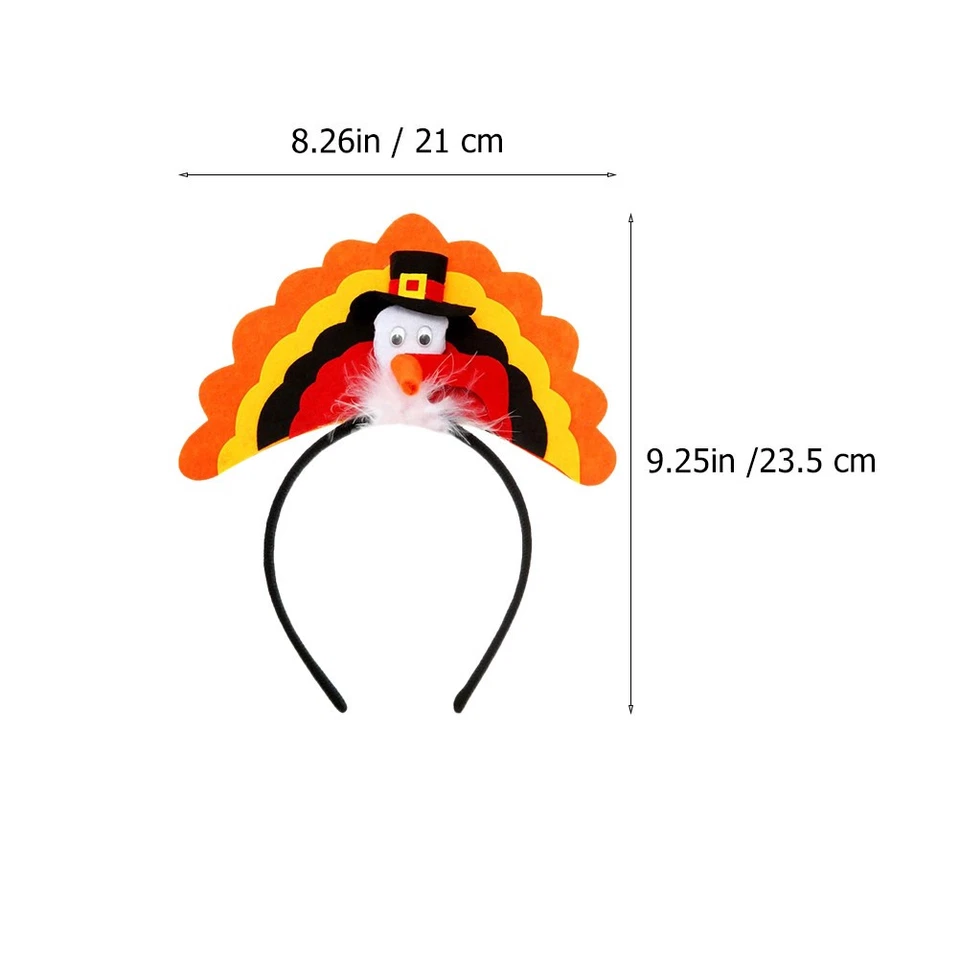 4 pezzi Chic Turchia Cerchietti Cerchietti Puntelli per feste Puntelli per - Immagine 3 di 4