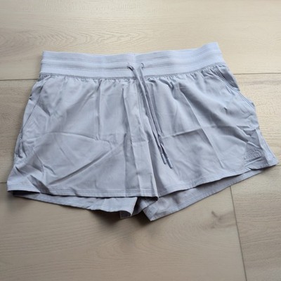 NEW The North Face Aphrodite Shorts Womens L Blue Gray Flash Dry Motion Hiking