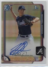 2015 Bowman Draft Chrome Pick Refractor Mike Soroka Michael #BCA-MS Auto d7k