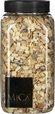 Mica Deko Steine hellbraun 650 ml   Dekosteine & Dekosand