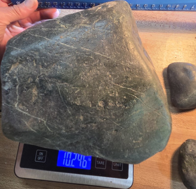Large Green Nephrite Jade, 10 lbs,+