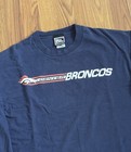 Vintage XL Denver Broncos faded blue pro player long sleeve football nfl — photo 3