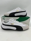 Puma Speedcat Shield Men's size 12 White black Athletic Running Shoes 397116 01