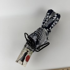 VTG Neyrat Peyronie Umbrella Compact Folding Black White Clear Geometric Travel