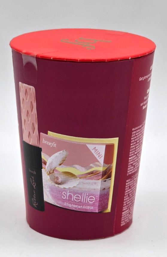 BENEFIT PIPING HOT BEAUTY MINI MASCARA & SHELLIE BLUSH DUO SET NEW IN BOX