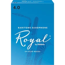 Rico Royal Baritone Saxophone Reeds, Box of 10 Strength 4