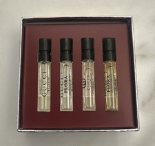 Gucci Beauty 4pc Perfume Boxed Sample Set Collection for Women 0.05oz Brand New