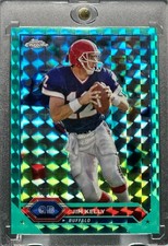 JIM KELLY RARE TEAL PRIZM REFRACTOR CHROME INVESTMENT CARD SSP /399 BILLS MINT