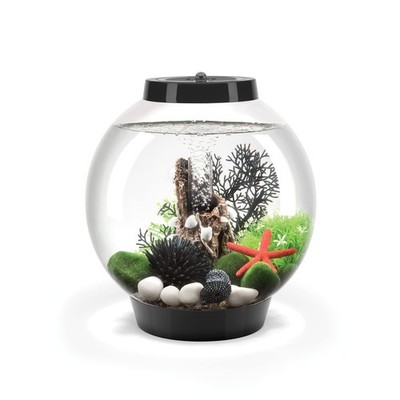 Aquarium 4 Gallon biOrb Classic 15 Acrylic LED Lights Remote Black Tank