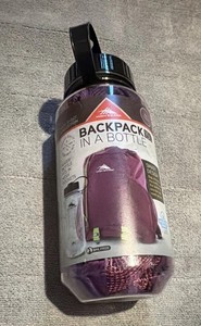 High Sierra Backpacker in a Bottle 15L Packable Daypack Purple/Green 1000ml